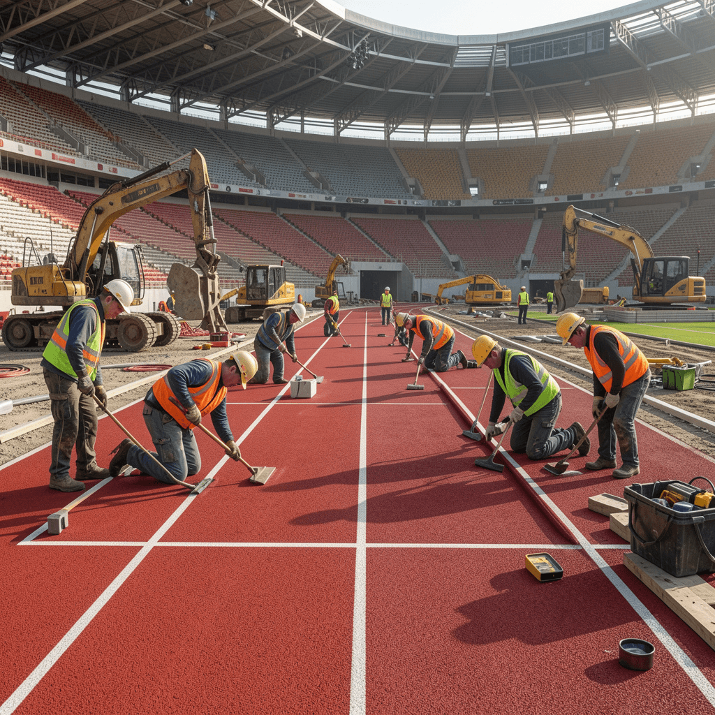 أنواع أرضيات الملاعب الرياضية أرضيات الملاعب الرياضية